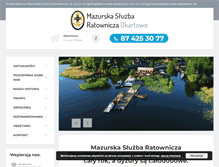 Tablet Screenshot of msr-okartowo.pl
